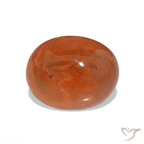 3.88ct Naranja medio Hilo de espesartita, Ovalada, Transparente