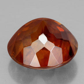 Esfalerita naranja natural de 16,38 ct, corte redondo, SI-I1