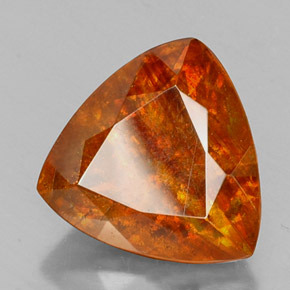 Esfalerita naranja natural de 14,70 ct, trillón, SI-I1