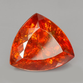 Esfalerita naranja natural de 28,69 ct, trillón, SI