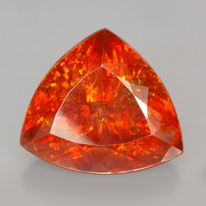 Esfalerita naranja natural de 28,69 ct, trillón, SI