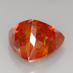 Esfalerita naranja natural de 28,69 ct, trillón, SI