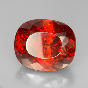 Esfalerita naranja natural de 54,74 ct, transparente, transparente / translúcido
