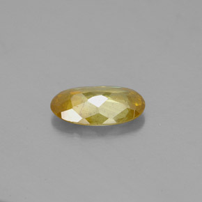 Esfalerita amarillo natural de 1,26 ct, corte óvalo, SI