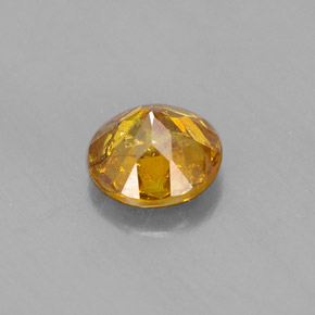 Esfalerita multicolor natural de 0,67 ct, corte redondo, VS-SI