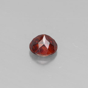 Esfalerita naranja natural de 0,50 ct, corte redondo, VS-SI