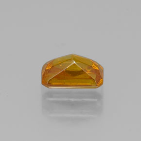 Esfalerita amarillo natural de 0,59 ct, corte esmeralda, VS-SI