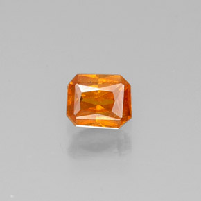 Esfalrita Dorado amarillo natural de 0.31 ct, corte esmeralda, VS-SI