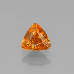 Esfalerita naranja natural de 0,50 ct, trillón, VS-SI