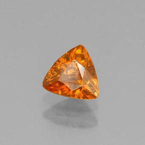 Esfalerita naranja natural de 0,50 ct, trillón, VS-SI