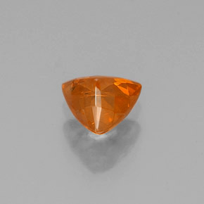 Esfalerita naranja natural de 0,50 ct, trillón, VS-SI