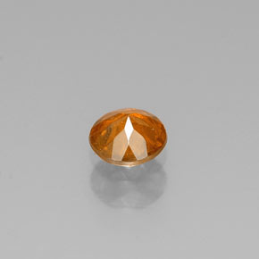 Esfalerita amarillo natural de 0,32 ct, corte redondo, SI
