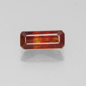 Esfalrita Multicolor natural de 0.80 ct, corte esmeralda, VS-SI