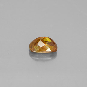 Esfalerita amarillo natural de 0,86 ct, corte cojín, SI