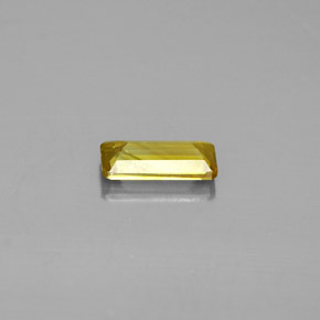 Esfalrita Dorado amarillo natural de 0.83 ct, corte esmeralda, VS-SI