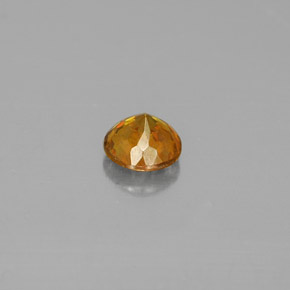 Esfalerita amarillo natural de 0,55 ct, corte redondo, VS-SI