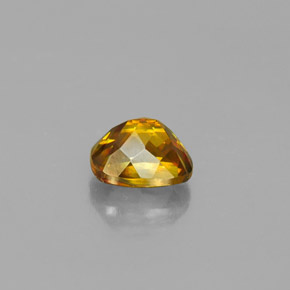 Esfalerita amarillo natural de 1,44 ct, corte cojín, VS-SI
