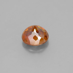 Esfalerita naranja natural de 1,60 ct, corte redondo, SI