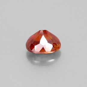 Esfalerita naranja natural de 1,62 ct, corte óvalo, SI