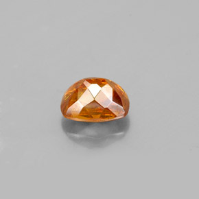 Esfalerita naranja natural de 1,09 ct, corte cojín, SI