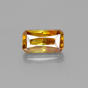 Esfalrita Dorado amarillo natural de 1.44 ct, corte esmeralda, SI