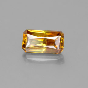 Esfalrita Dorado amarillo natural de 1.44 ct, corte esmeralda, SI
