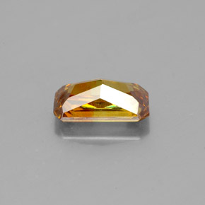 Esfalrita Dorado amarillo natural de 1.44 ct, corte esmeralda, SI