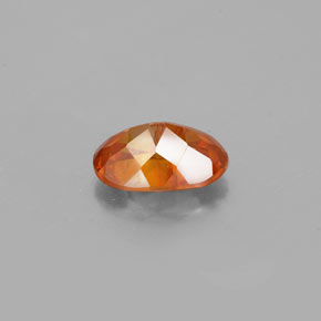 Esfalrita Naranja rojizo natural de 1.19 ct, Corte Óvalo, VS-SI