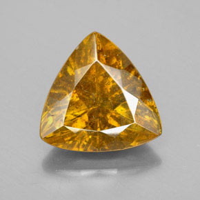Esfalerita amarillo natural de 5,62 ct, trillón, SI
