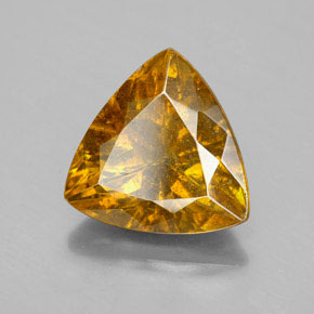 Esfalerita amarillo natural de 5,62 ct, trillón, SI