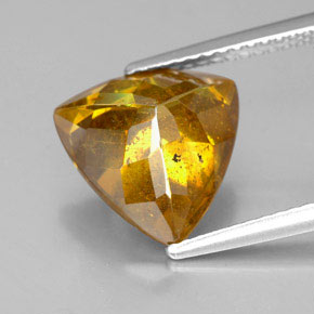 Esfalerita amarillo natural de 5,62 ct, trillón, SI