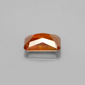 Esfalerita naranja natural de 1,86 ct, corte esmeralda, SI