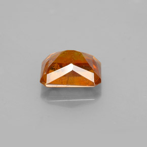 Esfalrita Naranja medio natural de 2.15 ct, corte esmeralda, SI
