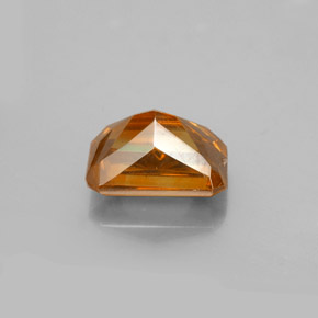 Esfalerita naranja natural de 2,23 ct, corte esmeralda, VS-SI