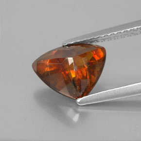 Esfalerita naranja natural de 2,74 ct, trillón, SI