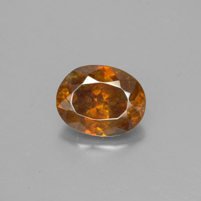 Esfalerita amarillo natural de 1,32 ct, corte óvalo, SI