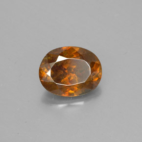 Esfalerita amarillo natural de 1,32 ct, corte óvalo, SI