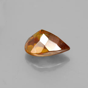 Esfalrita Naranja rojizo natural de 2.05 ct, En forma de pera, VS