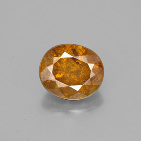 Esfalerita oro natural de 1,81 ct, corte óvalo, SI