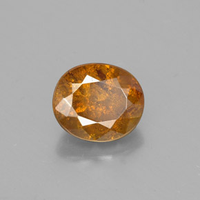 Esfalerita oro natural de 1,81 ct, corte óvalo, SI