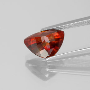 Esfalrita Naranja rojizo natural de 2.23 ct, Trillón, VS