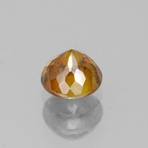 Esfalrita Dorado amarillo natural de 0.71 ct, Corte Redondo, VS-SI