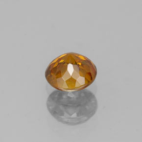 Esfalerita oro natural de 0,44 ct, corte redondo, SI