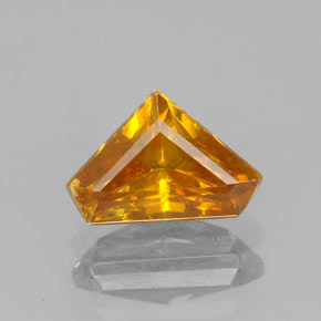 Esfalerita naranja natural de 1,20 ct, forma elegante, VS-SI