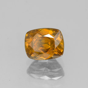Esfalrita Naranja rojizo natural de 1.33 ct, Corte Cojín, SI
