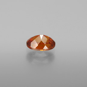 Esfalerita naranja natural de 0,93 ct, corte óvalo, VS-SI