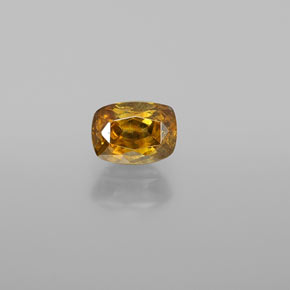 Esfalrita Dorado amarillo natural de 0.62 ct, Corte Cojín, VS