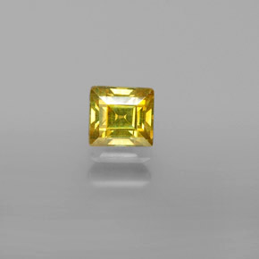 Esfalerita oro natural de 0,66 ct, cuadrado, VVS-VS