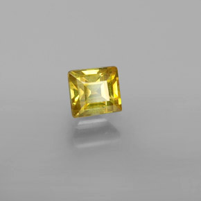 Esfalerita oro natural de 0,66 ct, cuadrado, VVS-VS