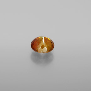Esfalerita amarillo natural de 0,80 ct, corte redondo, VS-SI